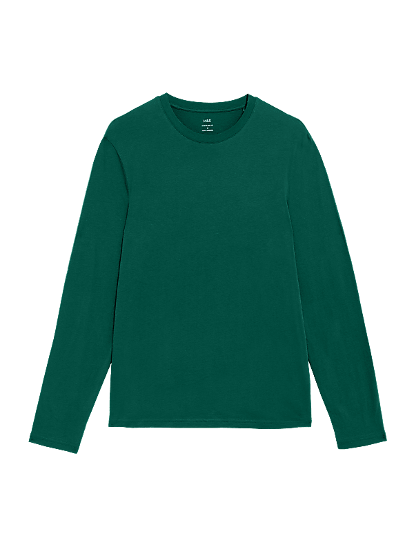 Pure Cotton Long Sleeve T-Shirt