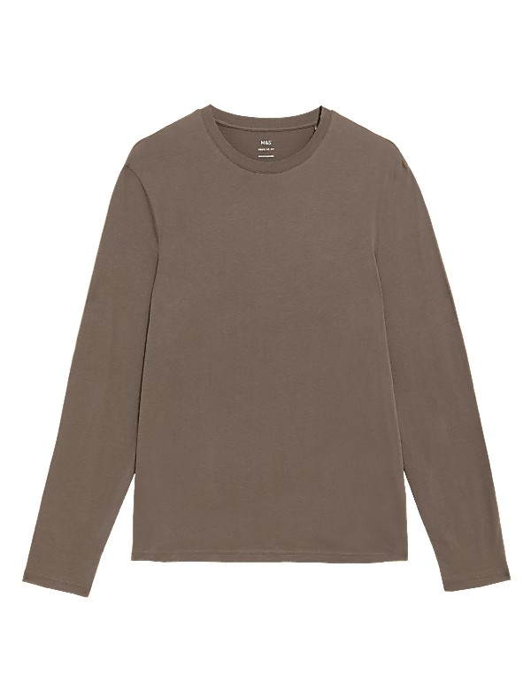 Pure Cotton Long Sleeve T-Shirt