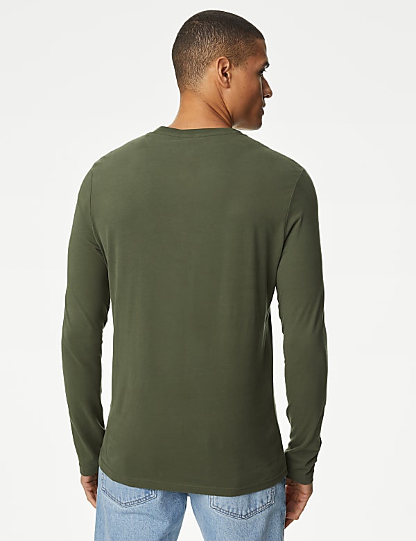 Pure Cotton Long Sleeve T-Shirt