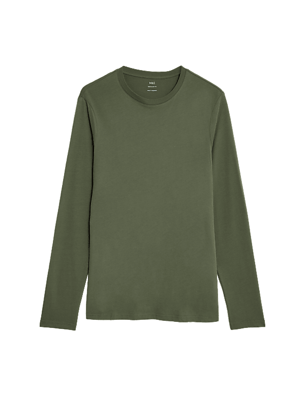 Pure Cotton Long Sleeve T-Shirt