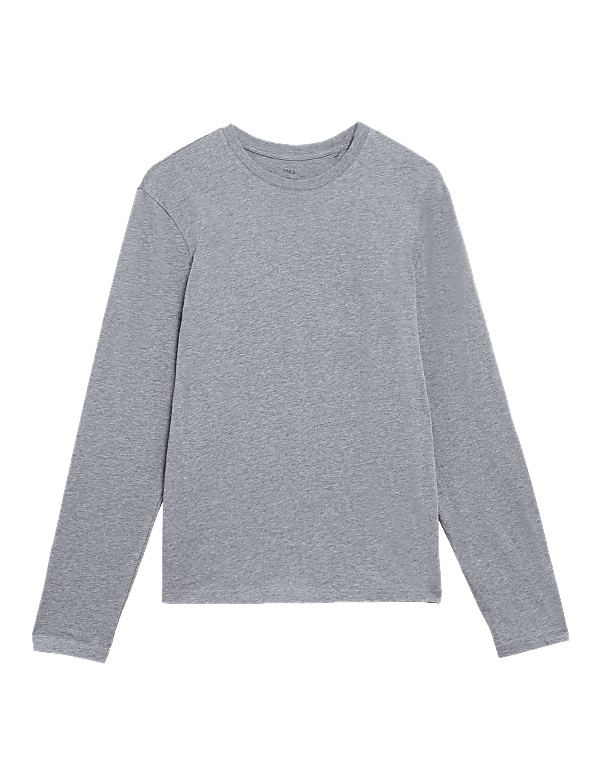Pure Cotton Long Sleeve T-Shirt