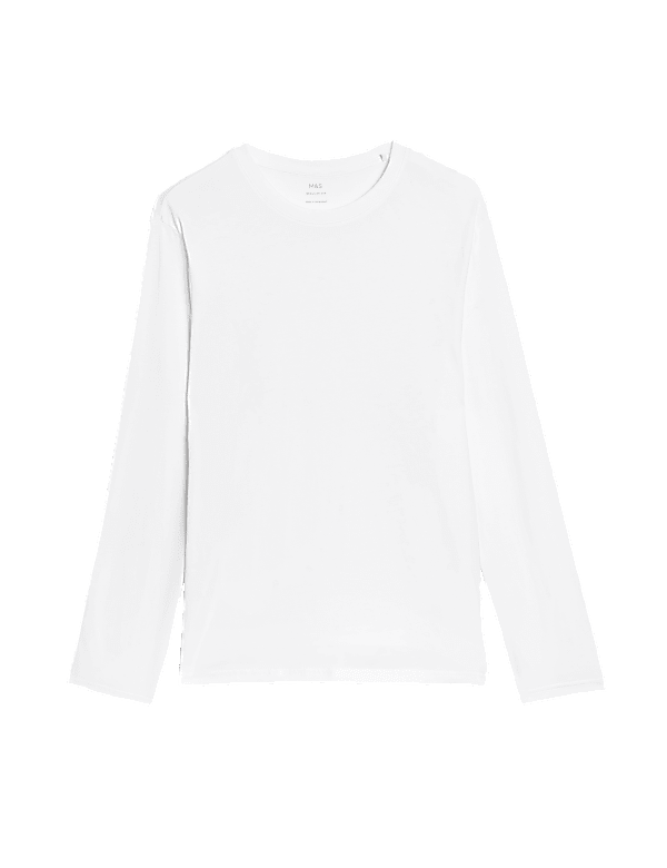Pure Cotton Long Sleeve T-Shirt