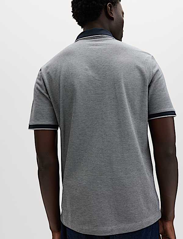 Ultimate Tipped Pique Polo Shirt - CZ