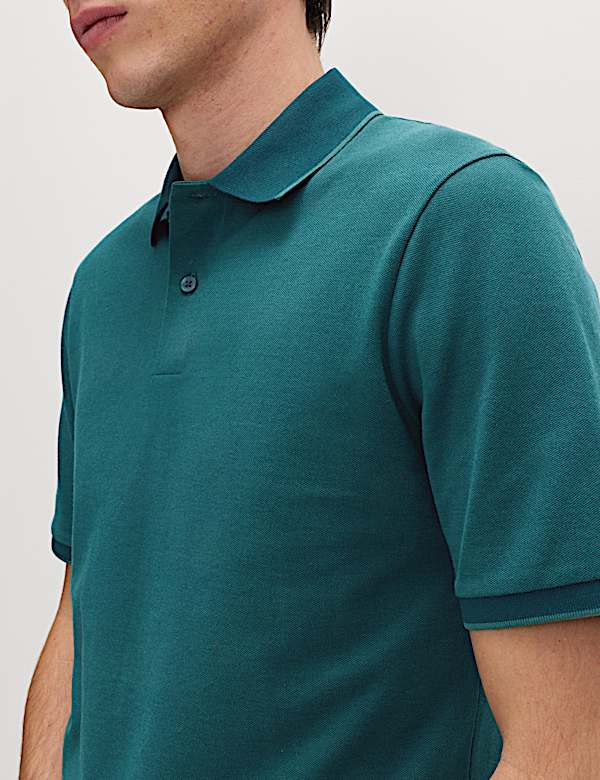 Ultimate Tipped Pique Polo Shirt - US