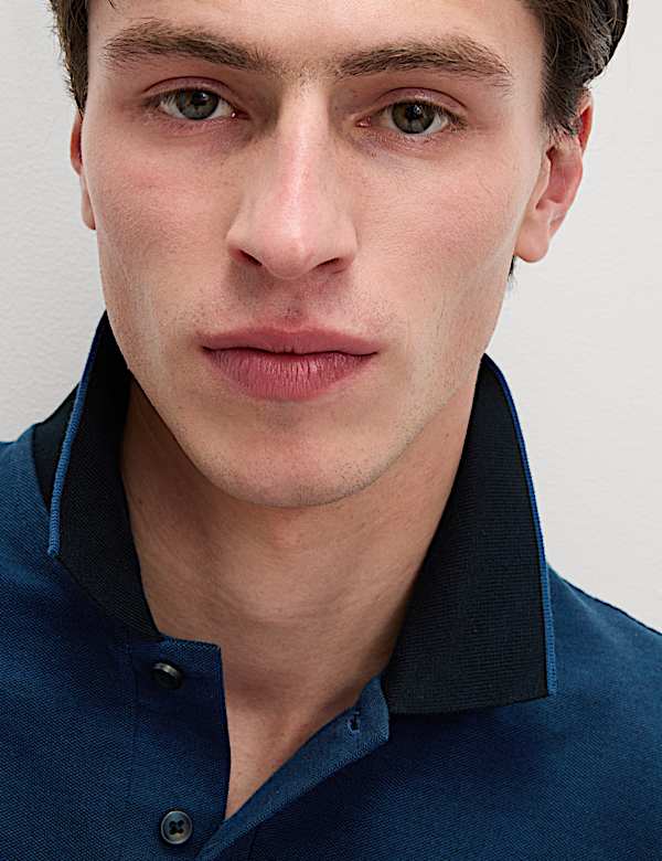 The Ultimate Tipped Pique Polo Shirt