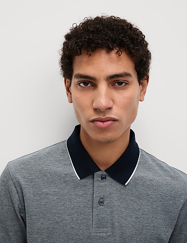 The Ultimate Tipped Pique Polo Shirt