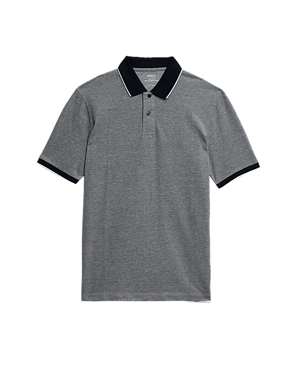 The Ultimate Tipped Pique Polo Shirt