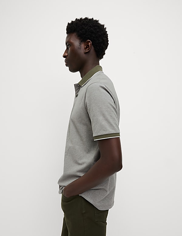 The Ultimate Tipped Pique Polo Shirt