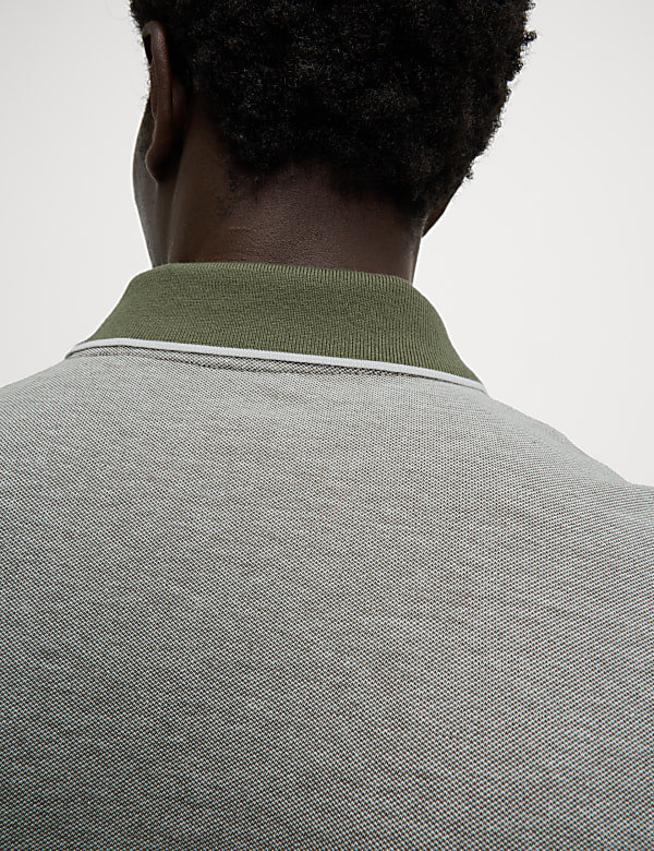 The Ultimate Tipped Pique Polo Shirt