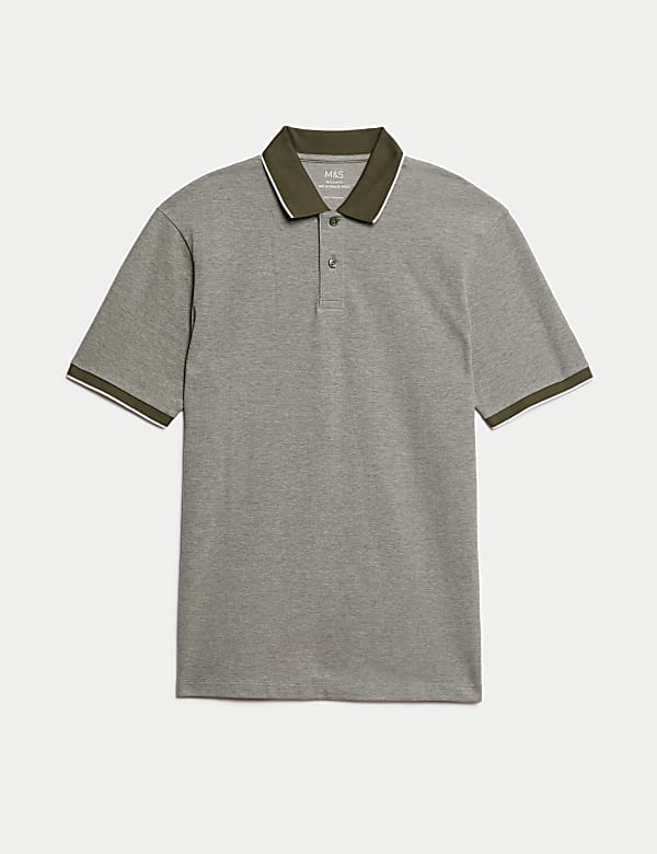 Ultimate Tipped Pique Polo Shirt - FI