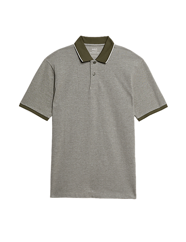 The Ultimate Tipped Pique Polo Shirt