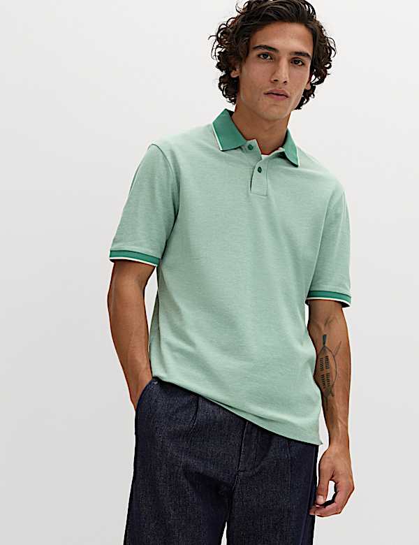 Ultimate Tipped Pique Polo Shirt