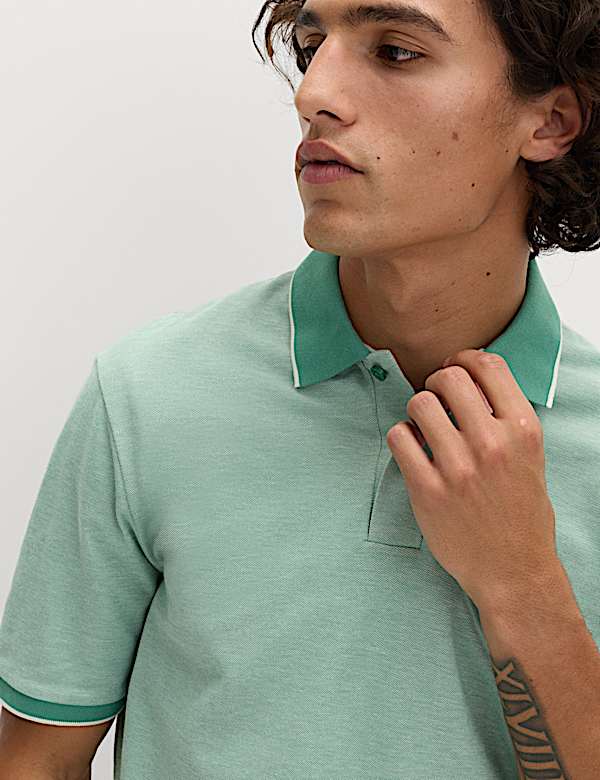 Ultimate Tipped Pique Polo Shirt