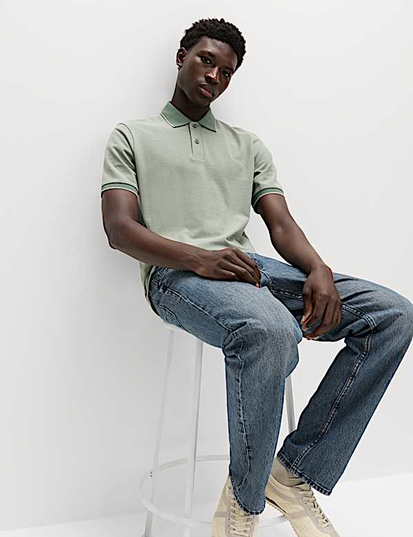 Ultimate Tipped Pique Polo Shirt