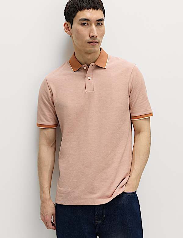 Ultimate Tipped Pique Polo Shirt
