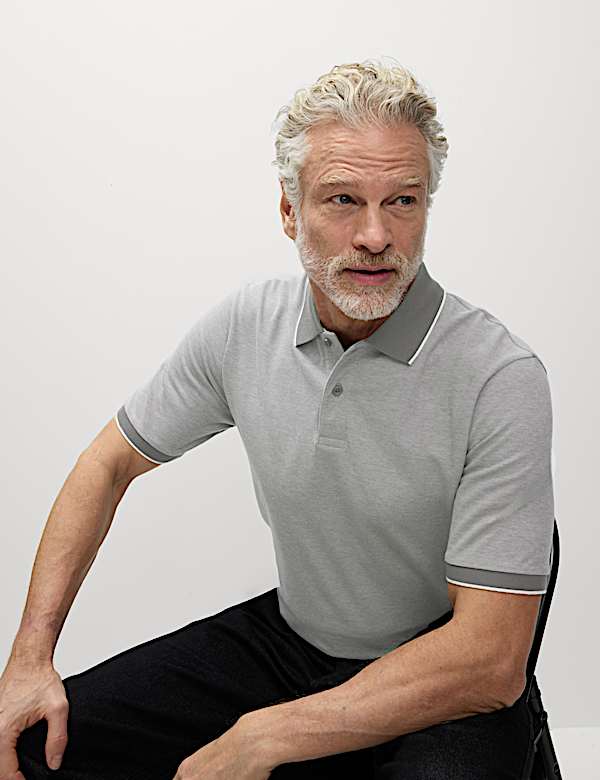 The Ultimate Tipped Pique Polo Shirt