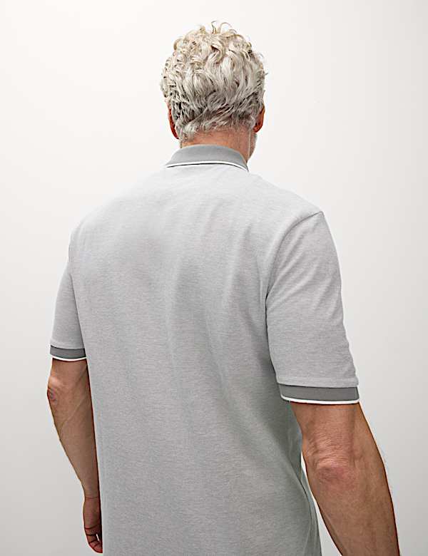 The Ultimate Tipped Pique Polo Shirt