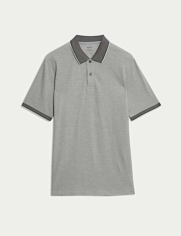 Ultimate Tipped Pique Polo Shirt - IL
