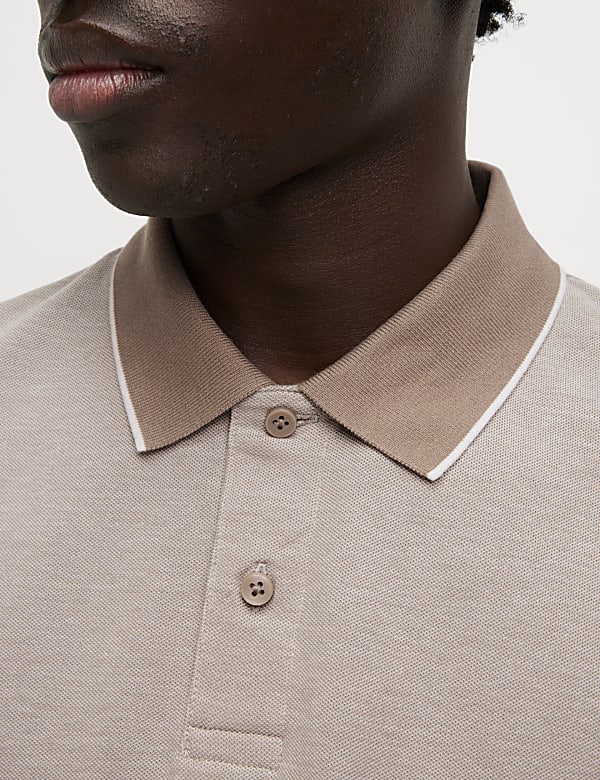 The Ultimate Tipped Pique Polo Shirt