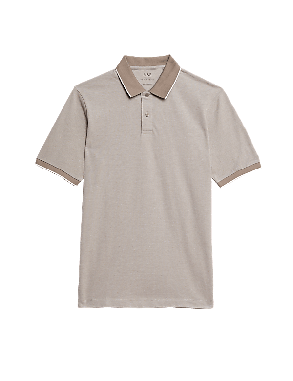 The Ultimate Tipped Pique Polo Shirt