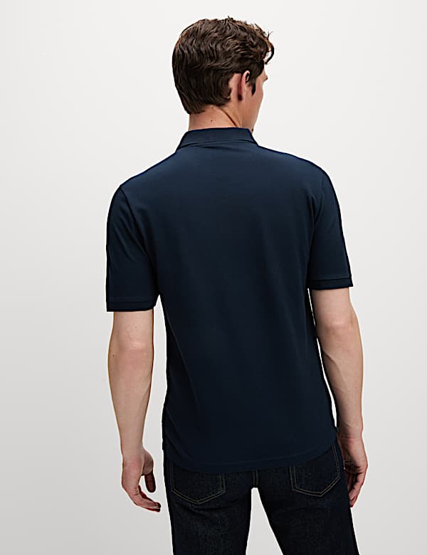 Slim Fit Cotton Rich Pique Polo Shirt - US