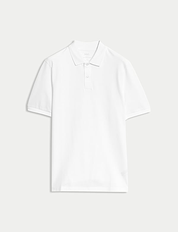 Slim Fit Cotton Rich Pique Polo Shirt - US