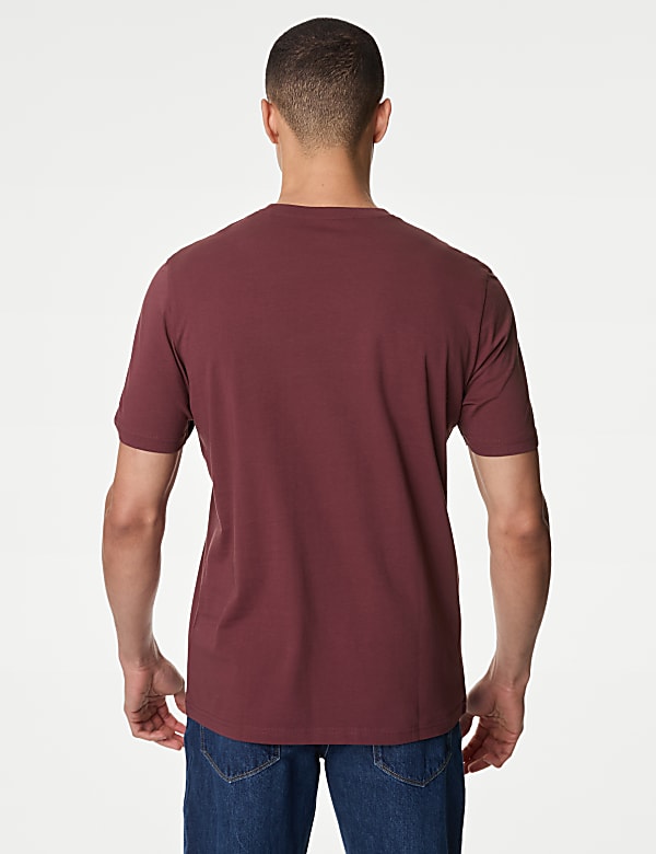 Regular Fit Pure Cotton Crew Neck T-Shirt