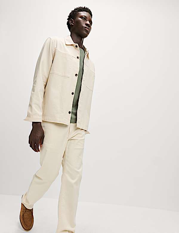 Regular Fit Pure Cotton Crew Neck T-Shirt - ES