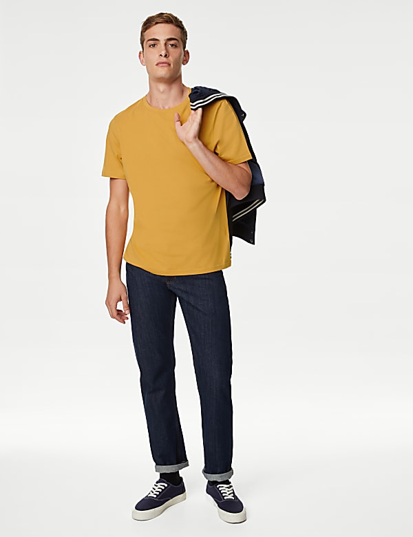 Regular Fit Pure Cotton Crew Neck T-Shirt