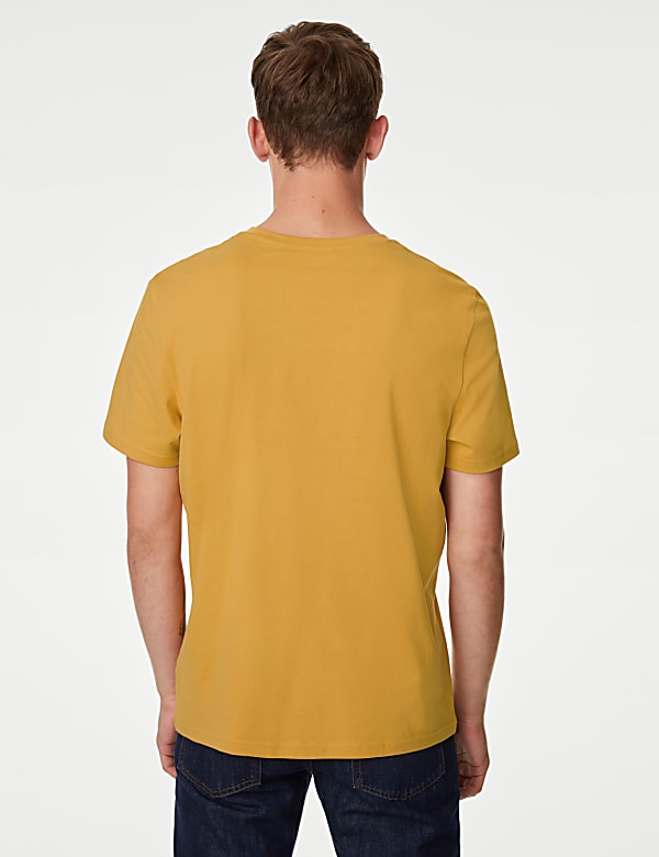 Regular Fit Pure Cotton Crew Neck T-Shirt