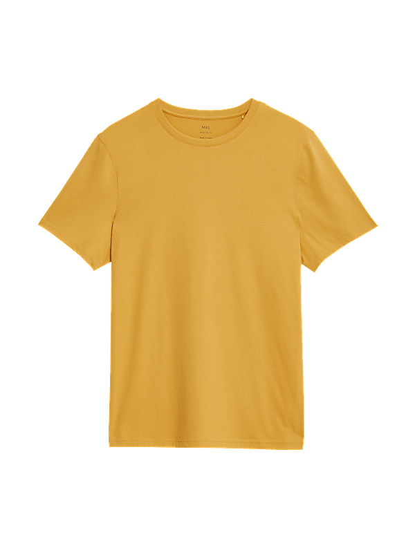 Regular Fit Pure Cotton Crew Neck T-Shirt