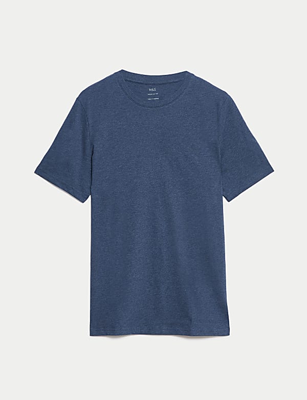 Regular Fit Pure Cotton Crew Neck T-Shirt - JP