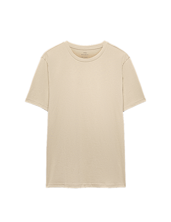 Regular Fit Pure Cotton Crew Neck T-Shirt