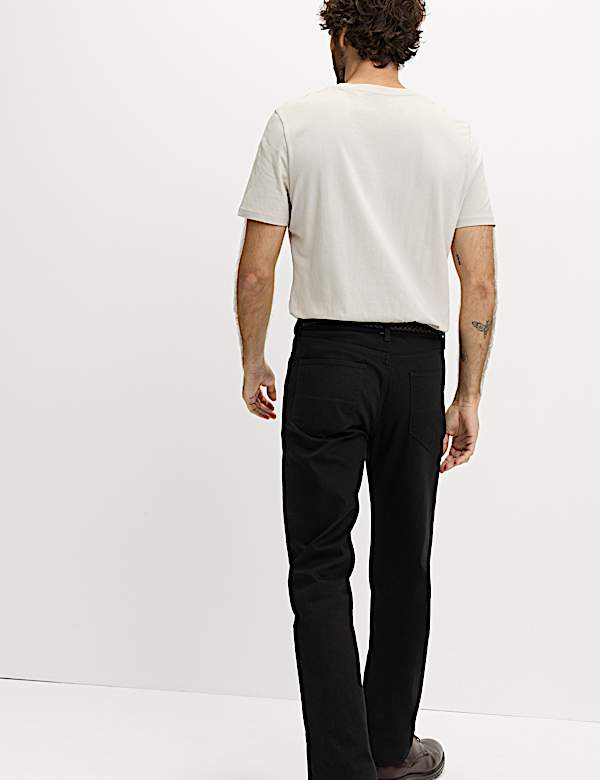 Pure Cotton Relaxed Fit Crew Neck T-Shirt