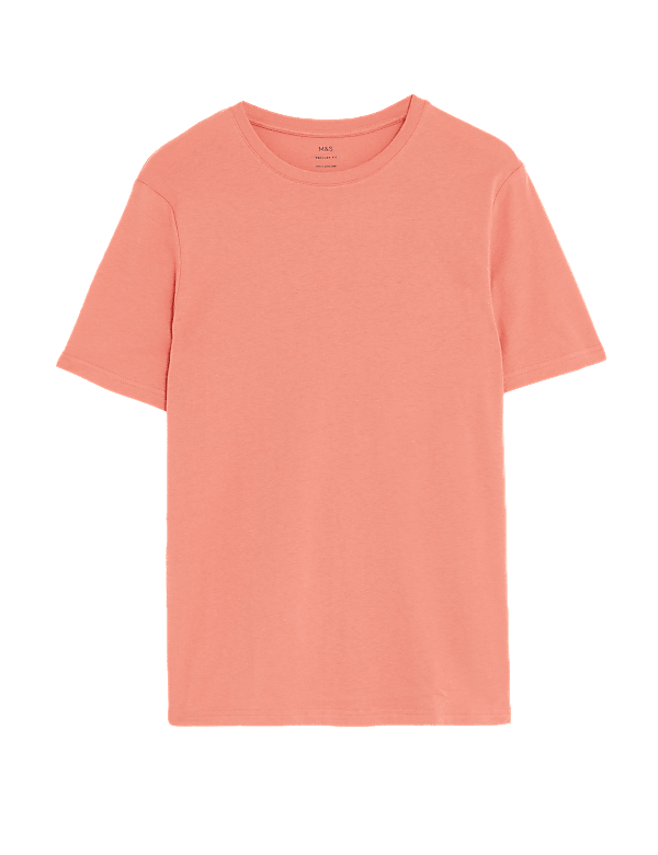 Regular Fit Pure Cotton Crew Neck T-Shirt