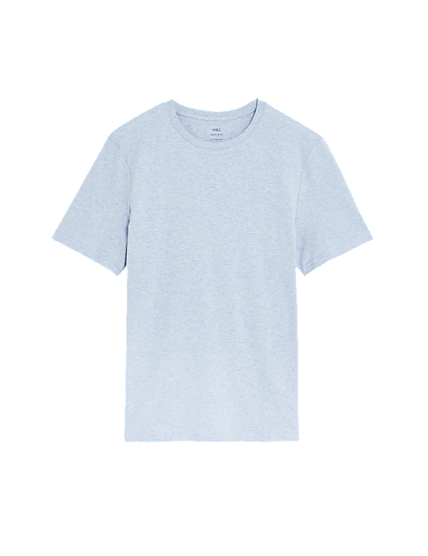 Regular Fit Pure Cotton Crew Neck T-Shirt
