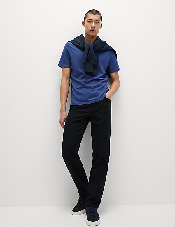 Regular Fit Pure Cotton Crew Neck T-Shirt