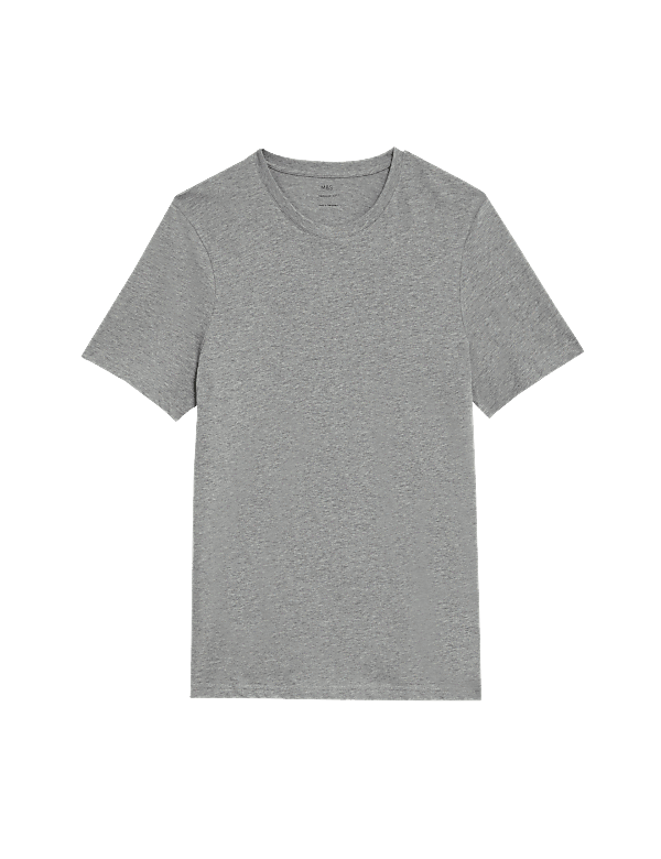 Regular Fit Pure Cotton Crew Neck T-Shirt