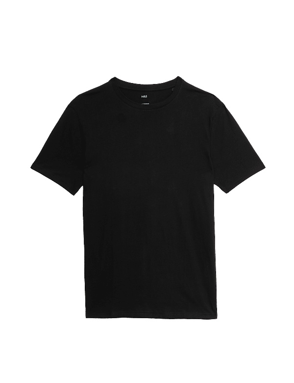 Slim Fit Pure Cotton Crew Neck T-Shirt