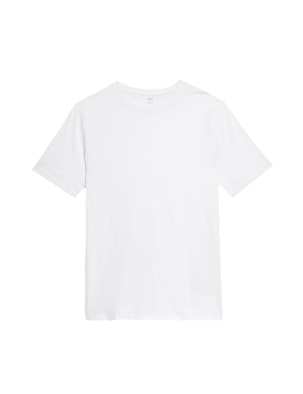 Slim Fit Pure Cotton Crew Neck T-Shirt