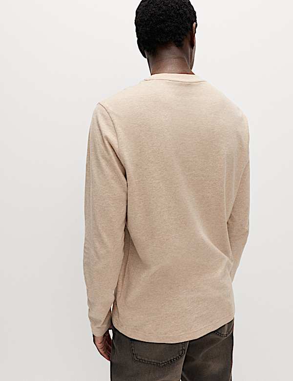 Pure Cotton Crew Neck T-Shirt - NO