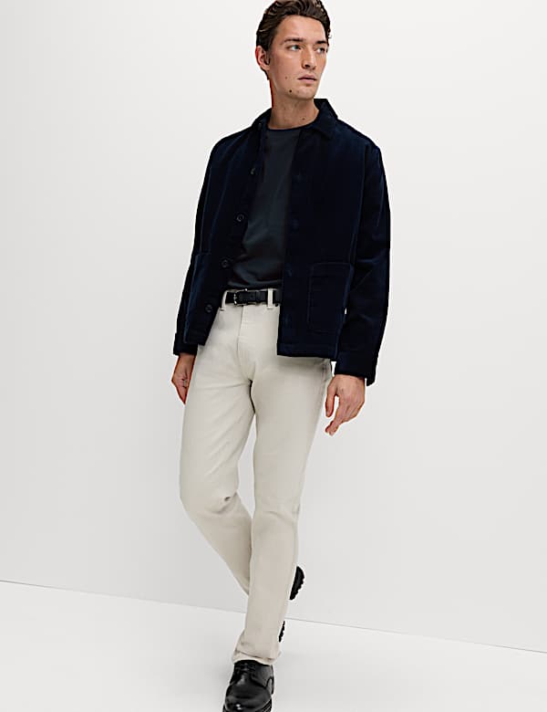 חולצת טי מכותנה טהורה בגזרה נינוחה - IL