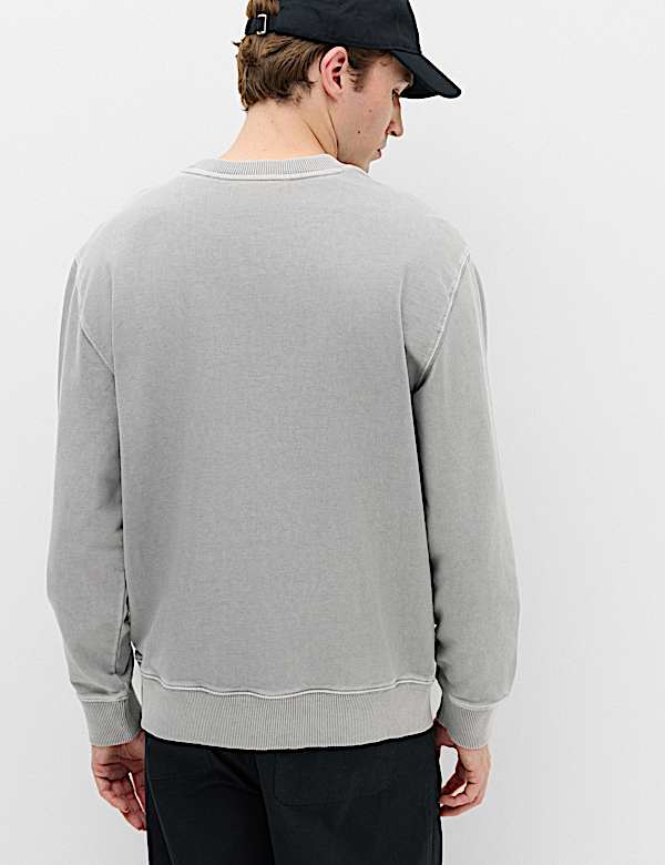 Pure Cotton Garment Dye Sweatshirt - CZ