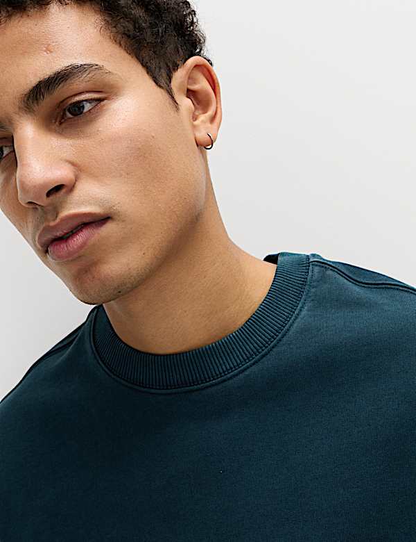 Sudadera deste&ntilde;ida 100 % algod&oacute;n - ES