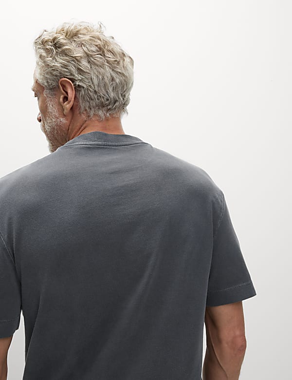 T-shirt 100 % coton teint en pièce - BE