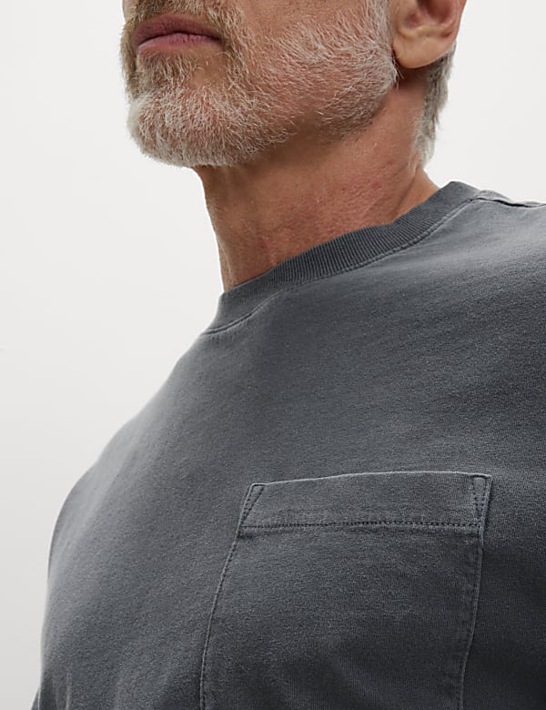 T-shirt 100 % coton teint en pièce - BE