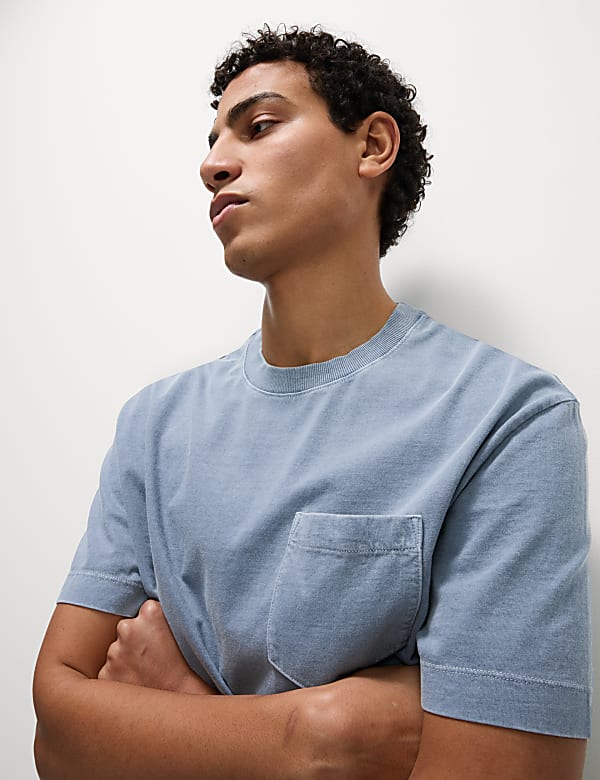 Pure Cotton Garment Dyed T-Shirt - RO