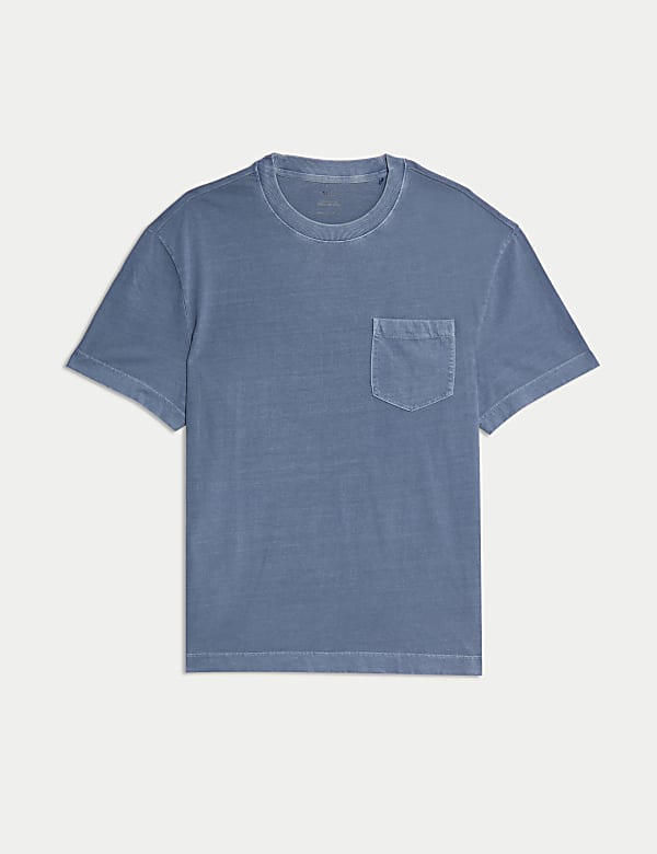 Pure Cotton Garment Dyed T-Shirt - RO