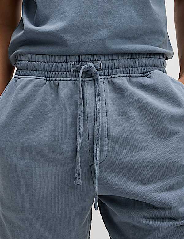 Relaxed Fit Pure Cotton Garment Dye Short - AL
