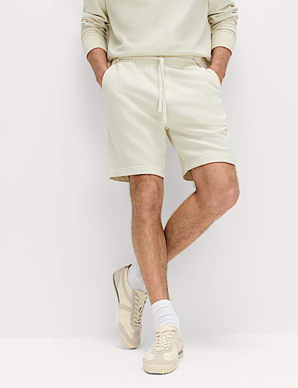 Relaxed Fit Pure Cotton Garment Dye Short - MX